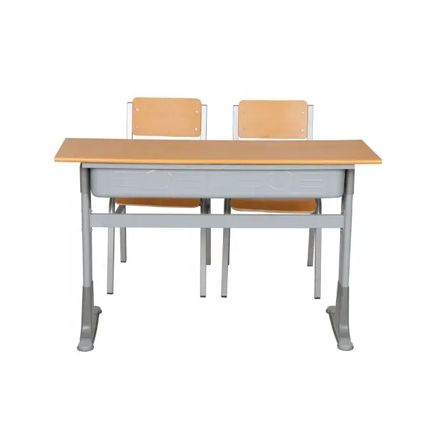 Excellent Quality Table Comfortable School Chairs Classroom Kids Furniture for Sale Student Desk and Chair College Bench Desk