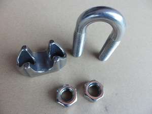 Drahtseil klemme aus Edelstahl Drahtseil klemme Klemme Drahtseil schlaufen klemme - Product Image 5