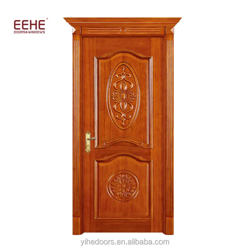 Barato puertas de madera puertas de catálogo de diseño