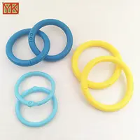 De plástico de color vinculante anillos anillo libro Tarjeta anillos