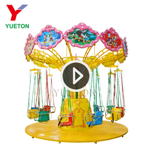 Kiddie สวนสนุกกลางแจ้ง Super Attraction ไฟฟ้าผู้ใหญ่ Flying <span class=keywords><strong>Swing</strong></span> เก้าอี้ Rides - Product Image 1