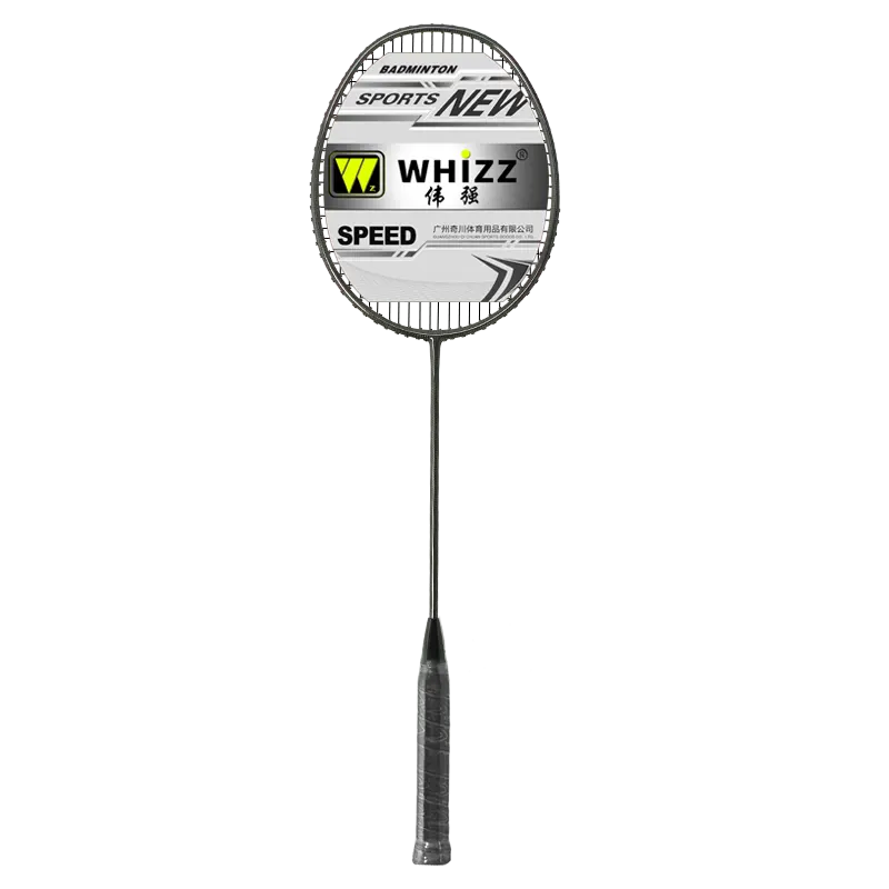 Whizz 4U full carbon schwarz gewebt technologie badminton schläger