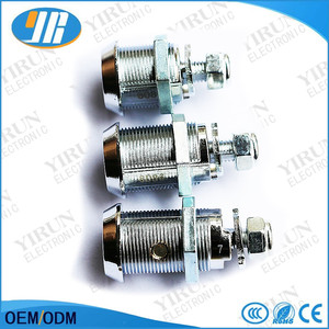 An Ninh kim loại hộp thư Tủ 17mm 23mm 28 mm 32mm Hợp kim kẽm Die-cast Ống cam cửa keyed như nhau đồng tiền hoạt động trò chơi máy - Product Image 6