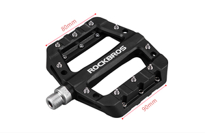 ROCKBROS एमटीबी Ultralight पेशेवर साइकिल साइकल चलाना असर फ्लैट प्लेटफार्म Pedals माउंटेन रोड bmx बाइक भागों के लिए बाइक पैडल