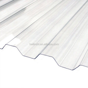 Prix des feuilles de toit en polycarbonate ondulé en plastique Greca de couleur claire de 0.8mm - Product Image 1