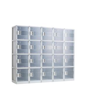 Japanese Fog Transparent door design ABS Mini Size Plastic Locker Cabinet - Product Image 3