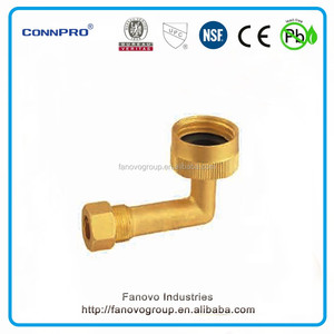 CUPC NSF ANSI 372 3/8OD "X3/4" GHT Không Có Chì Đẩy Phù Hợp OD Nén Máy Rửa Chén Khuỷu Tay - Product Image 3