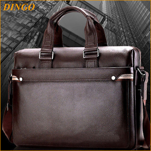 Top qualité mallette d'affaires en cuir marron pour hommes porte-documents sac - Product Image 2