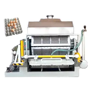 Semi Automatic Egg Plate Making Machine Used Paper Mold Egg Tray Machine Carton Waste Paper Paper Pulp Moulding Customized