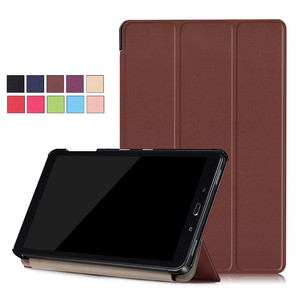 Ultra Slim Lightweight Tri-Fold Đứng Bìa Đối Với Samsung <span class=keywords><strong>Tab</strong></span> S3 9.7 <span class=keywords><strong>S2</strong></span> J Max Tablet Case Cho Samsung <span class=keywords><strong>Galaxy</strong></span> <span class=keywords><strong>Tab</strong></span> <span class=keywords><strong>10</strong></span>.<span class=keywords><strong>1</strong></span> Một - Product Image 1