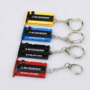 Động Cơ Xe Kim Loại Keychain Turbine Hình Dạng Sửa Đổi Các Bộ Phận Móc Chìa Khóa