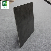 Vividveranda — carreaux muraux de traitement de surface rugueuse noire 60x60, carreaux muraux de balcon, aspect ciment