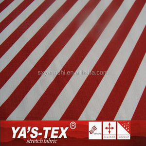 Más de ocho años de historia de fabricación de la raya impreso tejida 2 Way tejido elástico - Product Image 3