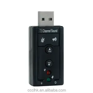 Adaptateur de carte son externe USB 2.0 vers audio Haut-parleur virtuel 7.1 CH