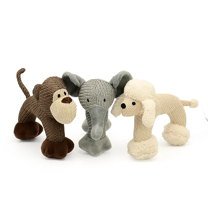 Pet Prodotti On-Line Del Progettista Elefante Farcito Pet Peluche Cane Squeaky Toy Migliore Interattivo Giocattolo Animali Domestici