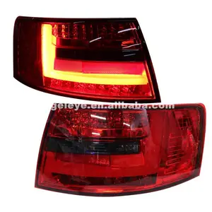 Per AUDI per A6L HA CONDOTTO LA Lampada Posteriore 2005-2008 anno Rosso Colore Nero LF