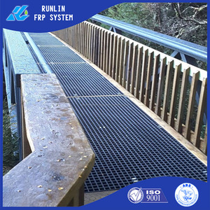 GRP FRP superficie <span class=keywords><strong>de</strong></span> grano fibra <span class=keywords><strong>camino</strong></span> rejilla pasarela - Product Image 4
