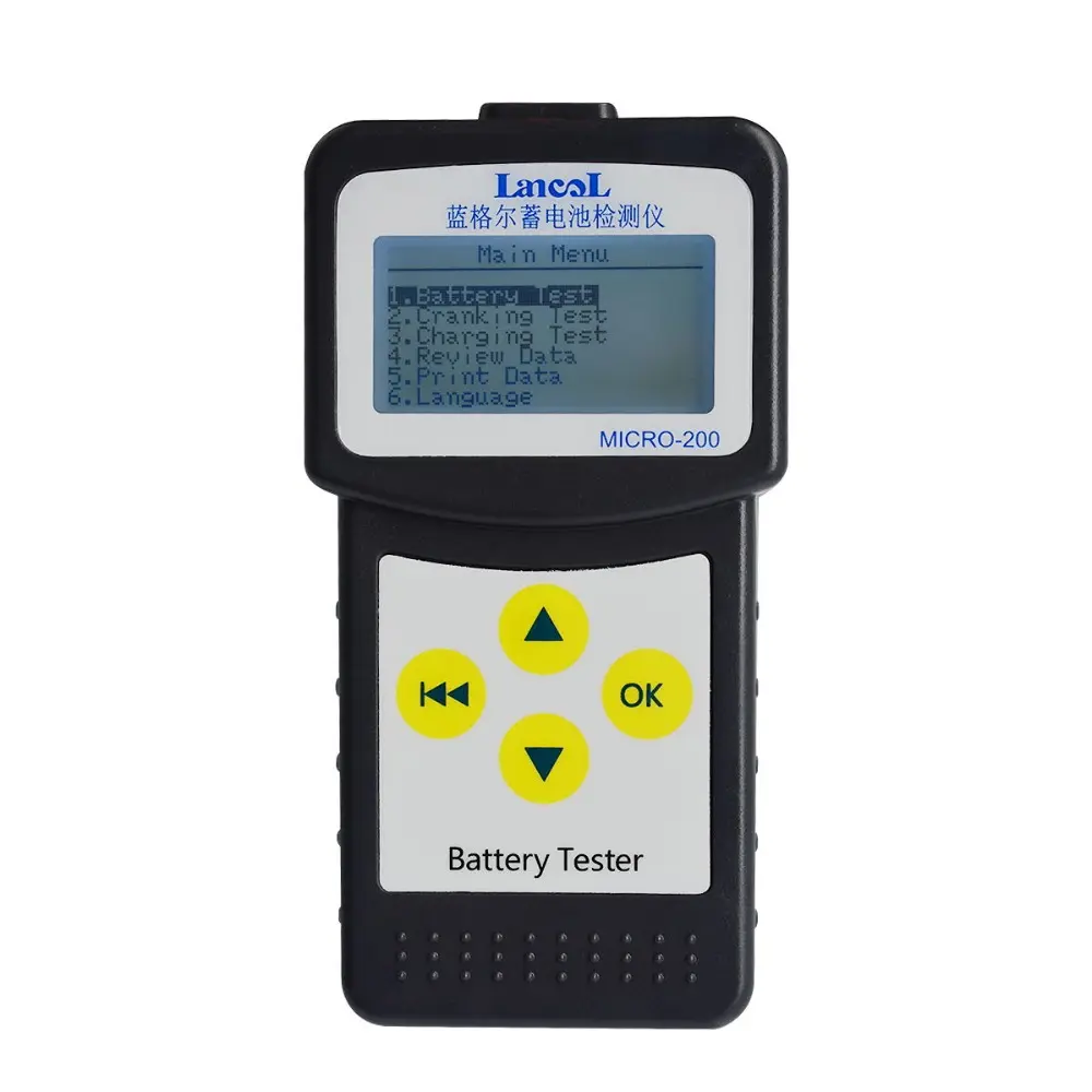 MICRO-200 Auto 12V Lood-Zuur Starter Batterij Testsysteem Analyzer Tester