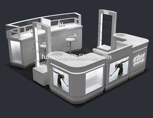 <span class=keywords><strong>Mesa</strong></span> <span class=keywords><strong>de</strong></span> exhibición <span class=keywords><strong>de</strong></span> quiosco <span class=keywords><strong>de</strong></span> MDF pintada en blanco <span class=keywords><strong>de</strong></span> 3m x 3m para centro comercial, salón, <span class=keywords><strong>mostrador</strong></span> <span class=keywords><strong>de</strong></span> maquillaje cosmético, <span class=keywords><strong>mesa</strong></span> <span class=keywords><strong>de</strong></span> diseño <span class=keywords><strong>de</strong></span> belleza para el cuidado <span class=keywords><strong>de</strong></span> la piel - Product Image 1