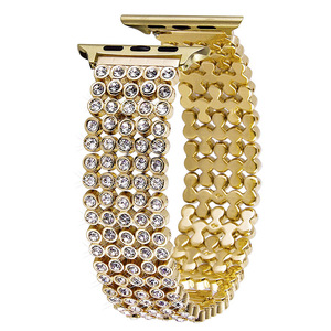 IVANHOE per cinturino Apple Watch 42mm 44mm, bracciale da donna con cinturino in acciaio inossidabile con diamanti per iWatch Series <span class=keywords><strong>4</strong></span> Series 3 2 1 - Product Image 3