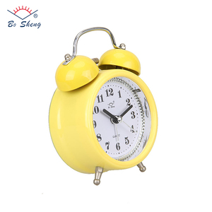 Alarm saat ev dekoru geçiyor retro vintage ikiz çan masası başucu çalar saati 4 renk antika saat dekorasyon