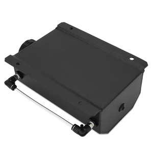 2 litres Capacité AN-10 (-10AN) Reniflard D'huile Réservoir Peut Anodisé Noir, 2000ml 2L En Aluminium Réservoir De Récupération D'huile - Product Image 5