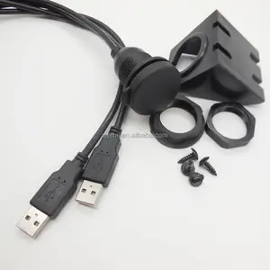 Motorfiets Dashboard Flush Panel Mount Usb Verlengkabel Voor Auto