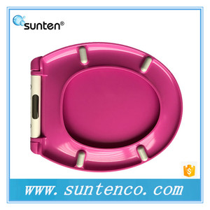 Venta caliente Fábrica Ralentizar Púrpura Urea Material Cubre Asiento Del Inodoro - Product Image 3