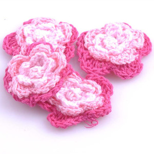 Prix usine Tricoté À La Main Fleur Coton Fleurs Au <span class=keywords><strong>Crochet</strong></span> - Product Image 5