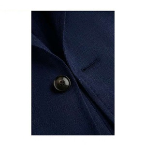 Mtm thực hiện để đo lường <span class=keywords><strong>handmade</strong></span> người đàn ông màu xanh phù hợp với kẻ sọc chính thức đám cưới chú rể phù hợp với với quần <span class=keywords><strong>TUXEDO</strong></span> cho nam giới tùy chỉnh thực hiện mỏng - Product Image 3
