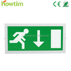 Bán chạy nhất ce/rohs smd2835 đèn thoát hiểm với lối ra tiếng thở dài cho Âu Châu, treo tường và trần gắn kết - Product Image 2