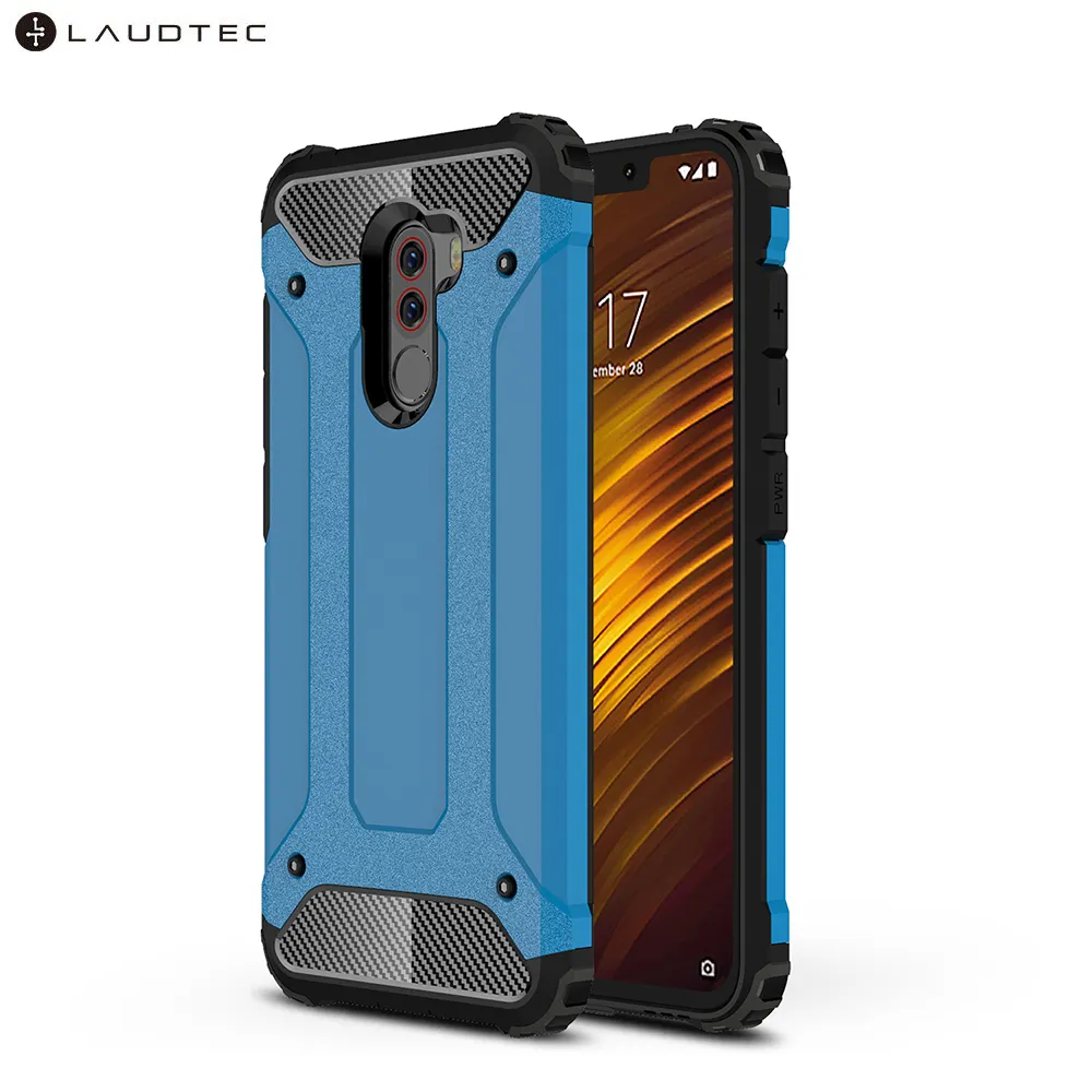 Laudtec Hybrid Shockproof PC Soft TPU Back Cover Case For Xiaomi Pocophone F1