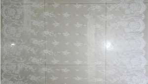 Cina all'ingrosso Doppio bordi smerlato Chantilly nero ciglio del merletto del tessuto - Product Image 2