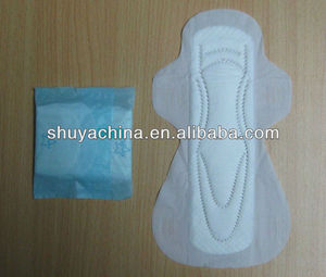 Normal pâte fluff sève& doux, pe film serviettes hygiéniques - Product Image 1