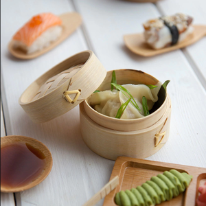 Eco-friendly Mini <strong>Dim</strong> <strong>Sum</strong> Bamboo Gas Commercial <strong>Steamer</strong> Basket Multipurpose Rice Bao <strong>Steamers</strong> - Product Image 6