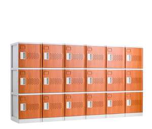 Japanese Wood Grain Color ABS Mini Plastic Locker - Product Image 2