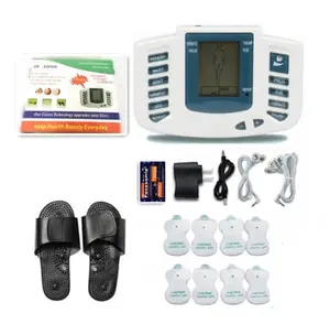 Manufactory Gezonde Zorg Body Afslankpuls Ontspannen Digitale Meridiaan Therapie Elektrische Massage Machine Met 16 Pads En Slipper