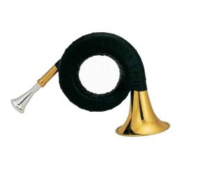 Cheap Brass Instrument/Pocket Hunting Horn/French Horn Brass Instrument