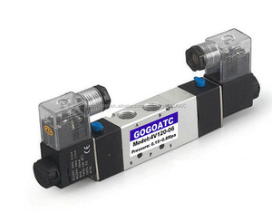 GOGO 5/<span class=keywords><strong>2</strong></span> vías neumático de la válvula solenoide doble bobina electroválvula 12v dc - Product Image 4