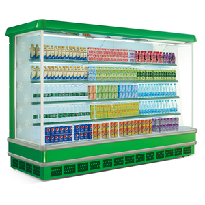 2 m multideck pantalla abierta frigo refrigerador supermercados escaparate nevera/refrigerador de la construido en el refrigerador para frutas y verduras - Product Image 5