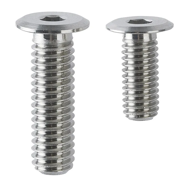 SUS304 CBSTSR Ultra Low Head Cap Screws Hex Socket Thin Head Cap Screw