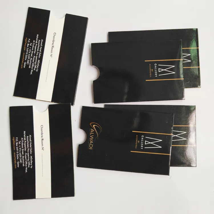 Goedkope custom envelop hotel key card enveloppen