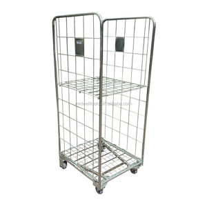 Bán Hot 2 Mặt Một Khung H Có Thể Gập Lại Nestable CuộN Lồng Logistic CuộN <span class=keywords><strong>Container</strong></span> Với Giá Nhà Máy Để Bán - Product Image 1