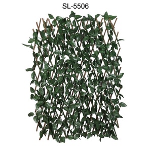 Commercio all'ingrosso artificiale siepe di plastica verticale giardino verde erba pannelli wal sfondo - Product Image 6