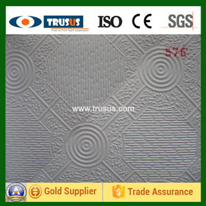 Poids léger Nouvellement décoratif Faux <span class=keywords><strong>Pvc</strong></span> gypse dalles de plafond - Product Image 3