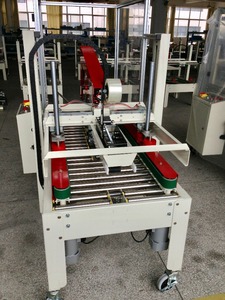 Hermano automático ajuste neumático lado la <span class=keywords><strong>correa</strong></span> de embalaje de sellado de la máquina sellador de cartón - Product Image 4