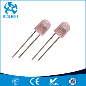 Diodo LED de inmersión de 5mm de Color Rosa difuso ovalado 346 sin brida - Product Image 6