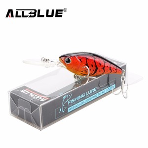 AllBlue Suspending Deep Diving Crankbait Señuelos de pesca 8.2g 5cm Wobblers realistas con 8 # Owner Hooks peche isca artificial - Product Image 3