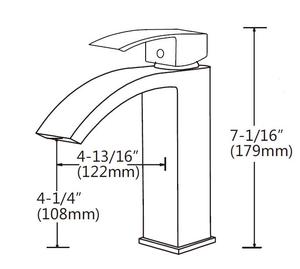 <span class=keywords><strong>Upc</strong></span> Cupc Vòi Nước Bồn Rửa Nhà Tắm Thác Nước Bằng Crôm Một Lỗ Tay Cầm Ce Vòi Nước Nóng Lạnh Cho Phòng Tắm - Product Image 2