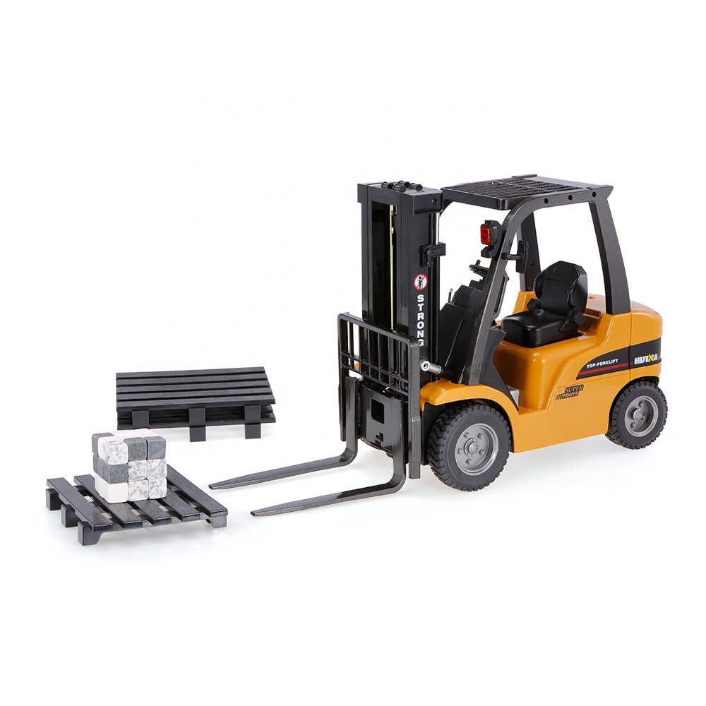 ホビーラジコン HUINA TOP FORKLIFT 1577 1:10 HUINA 1577 1/10 2-in-1 RC Forklift Truck / Crane RTR 2.4GHz 8CH / 360